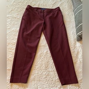 Apt. 9 Torie burgundy dress pants. Midrise. Size 8.